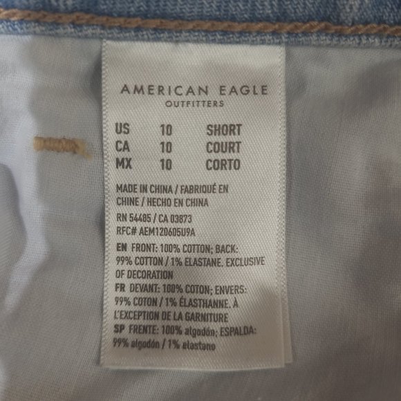 American Eagle Strigid Jeans Light Washed - 10 - Picture 3 of 4